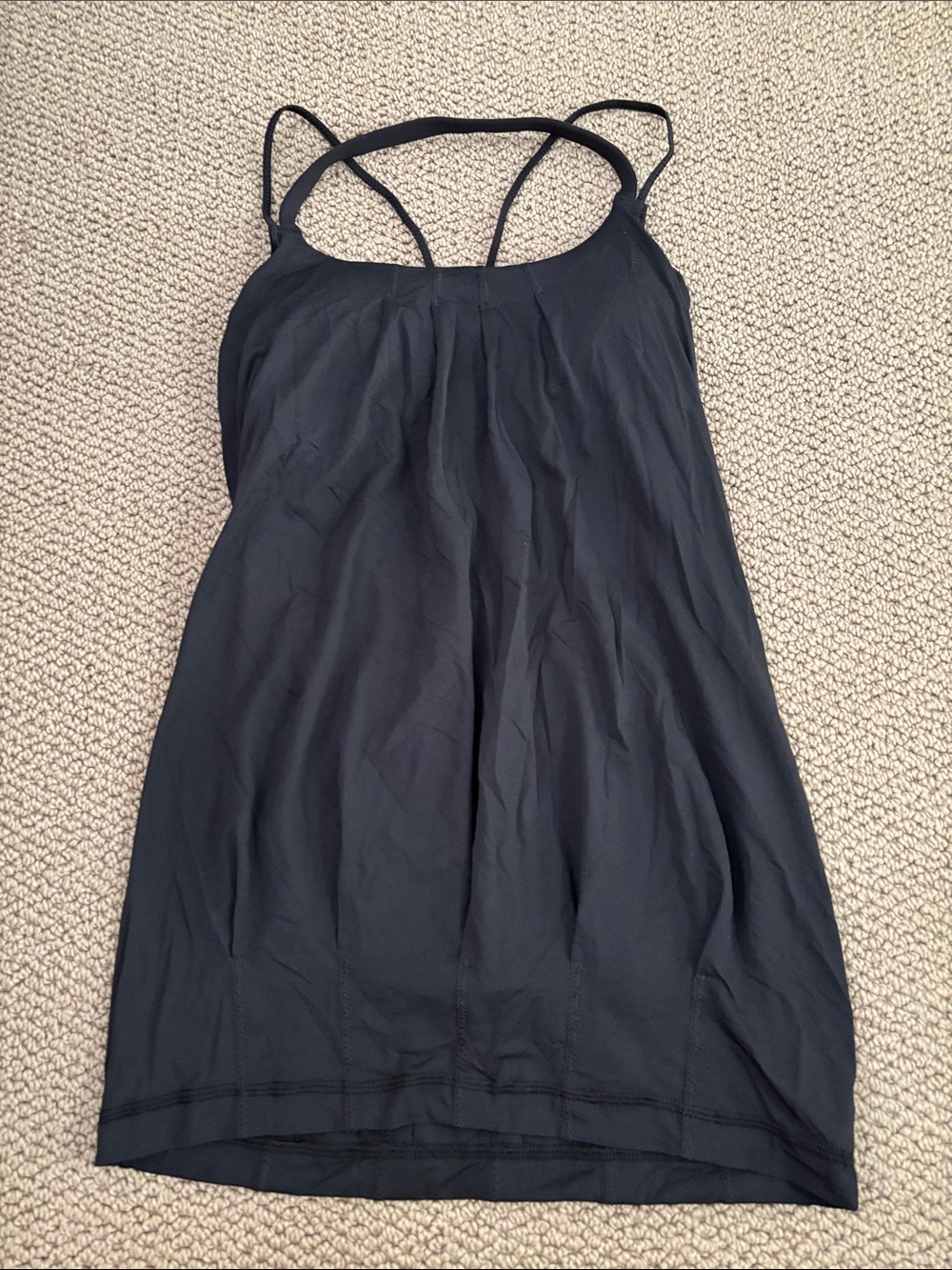 Lululemon Sexy Black Double-Strap Tank